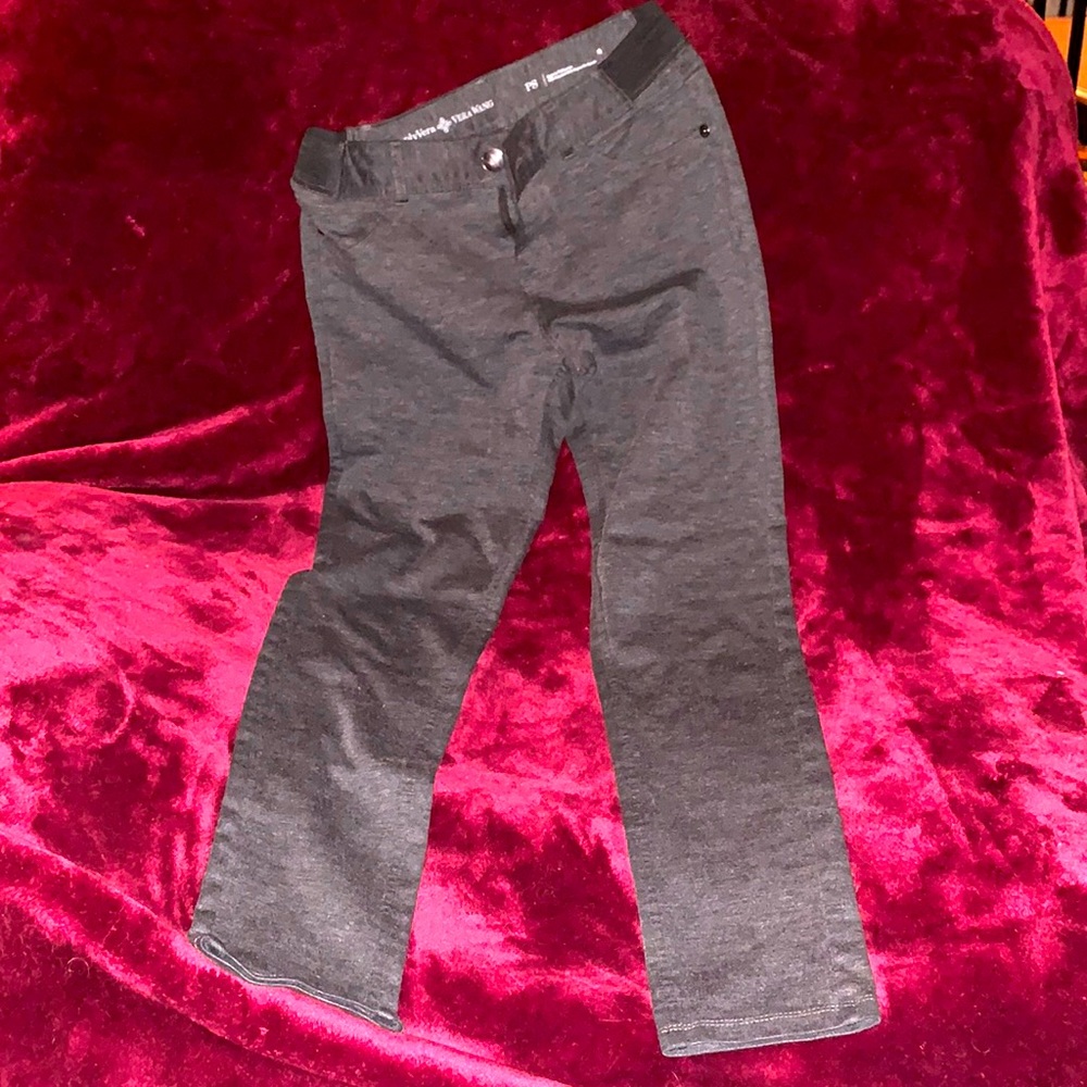 Simply Vera Vera wang PS gray "brushed " pant